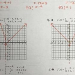 Evaluating piecewise functions answer key