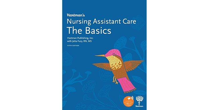 Hartman's nursing assistant care the basics 5th edition